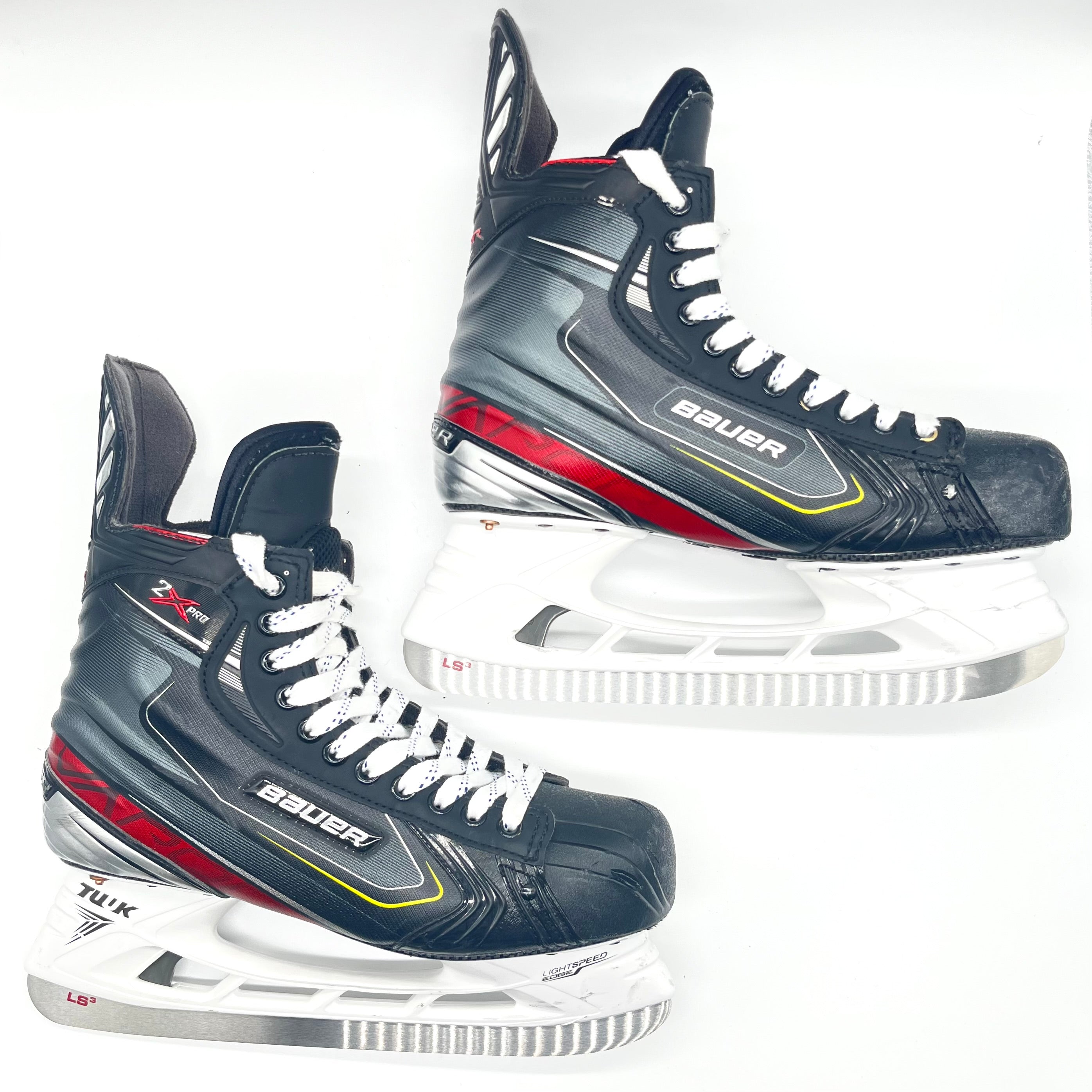 Bauer Vapor 2X Pro - Patins de hockey d'occasion NHL Pro Stock - Erik Johnson #5